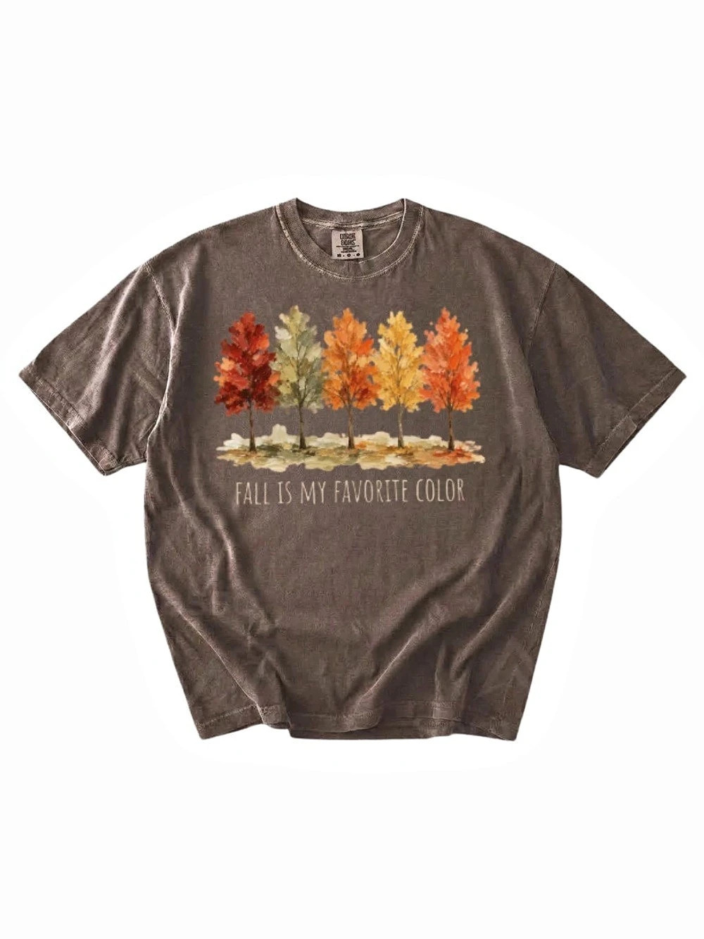 Comfort Colors Heavyweight Espresso T-Shirt - Fall Is My Favorite Color
